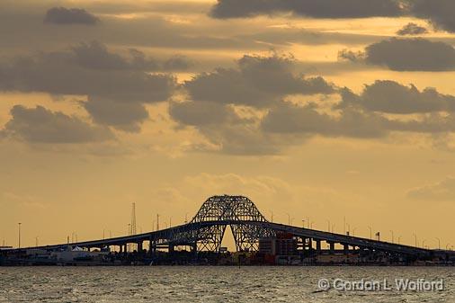 Harbor Bridge_42673.jpg - Photographed along the Gulf coast on Mustang Island near Corpus Christi, Texas, USA.